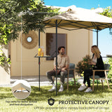 5 x 8.5 ft Pop Up Grill Gazebo with 2 Shelves, UPF 50+ Outdoor Instant Canopy Portable Shelter with Carry Bag