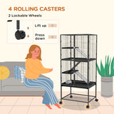 Rolling Small Animal Cage