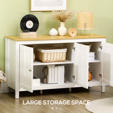 Sideboard, Buffet Cabinet with Doors and Adjustable Shelves for Living Room