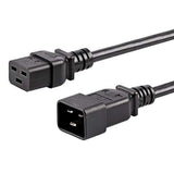 StarTech.com 10ft (3m) Heavy Duty Extension Cord, IEC 320 C19 To IEC 3