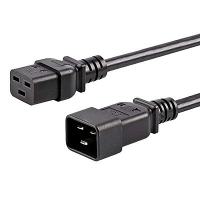 StarTech.com 10ft (3m) Heavy Duty Extension Cord, IEC 320 C19 To IEC 3