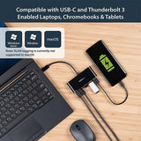 StarTech.com USB C to Ethernet Adapter – 3 Port – with Power Delivery