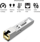 Module émetteur-récepteur cuivre SFP RJ45 1000BASE-T compatible avec Cisco GL