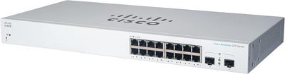Cisco Business CBS220-16P-2G Smart Switch | 16 Port GE | PoE | 2x1G SF