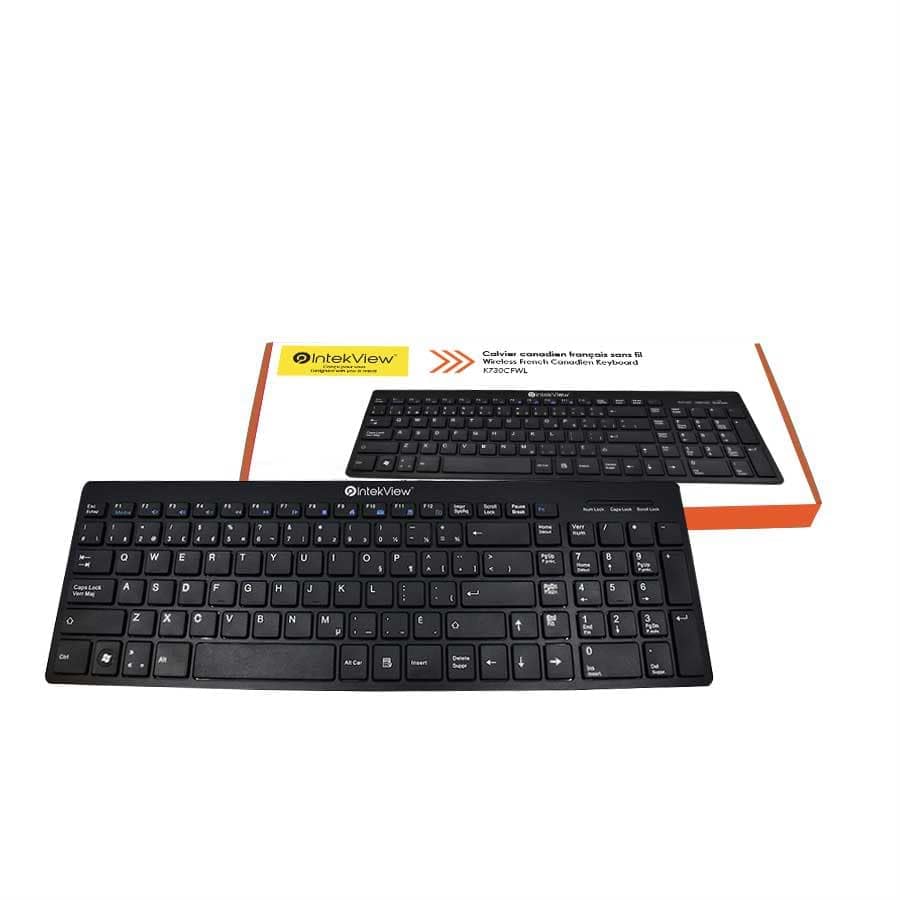 Clavier mince sans fil V.2 français canadien