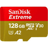 Western Digital SDSQXGN-128G-GN6MN, Extreme GO, Microsdxc UHS-I, 240/120MB/S, V30, Card ONLY, N/JC, 4X6 Blister, Global