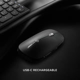 ECHELON USB-C RECHARGEABLE BT FULL SIZE KEYBOARD MOUSE COMBO US