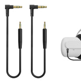 Geekria VR Short Audio Cable Compatible with Meta Quest 3, Meta Quest