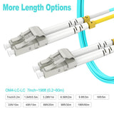 Câbles Fibre OM4 LC vers LC Multimode, 50pi/15m | Cordon Fibre Optique