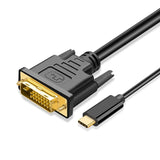 MMOBIEL USB-C to DVI Cable Adapter - Male USB-C to Male DVI-D Dual Lin