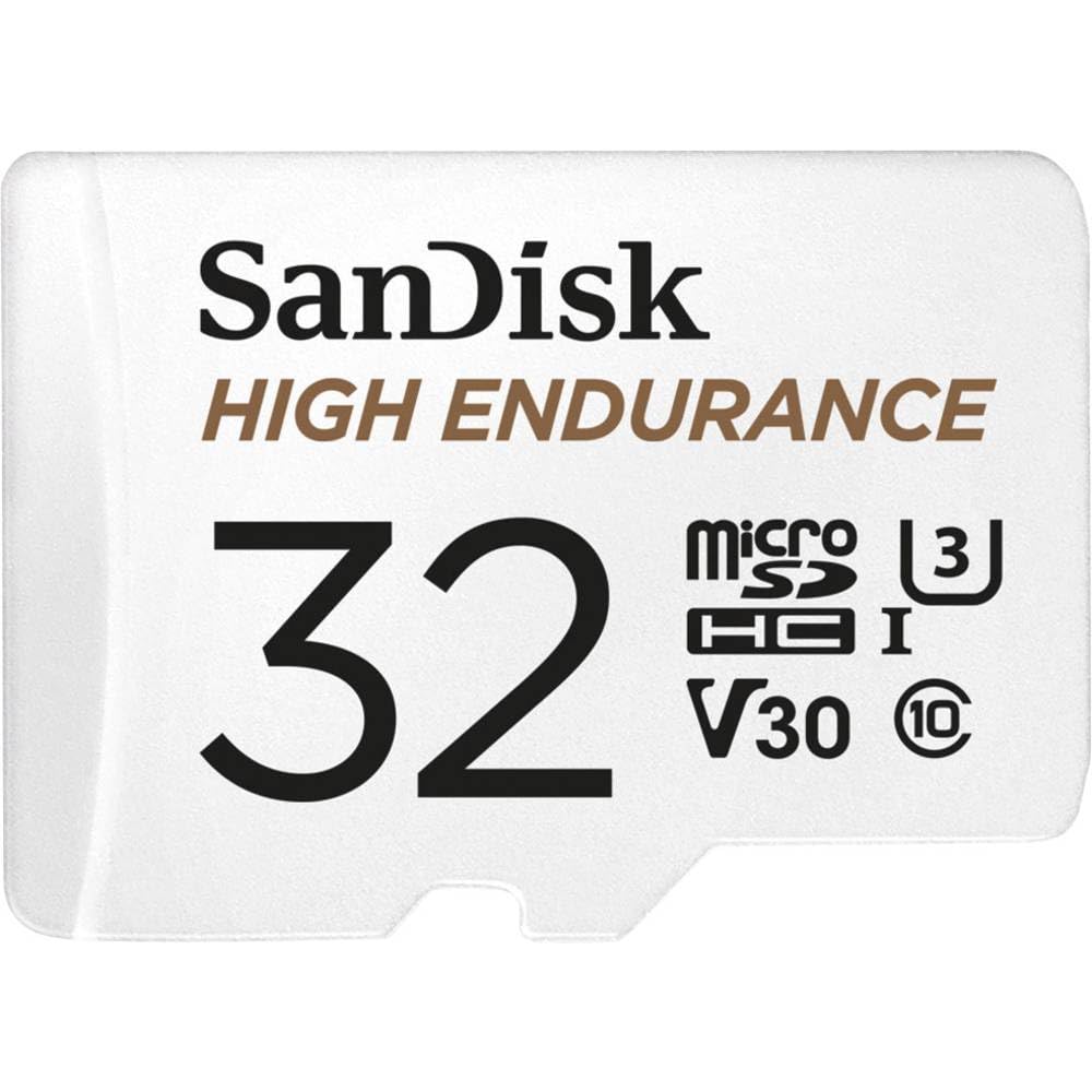 Carte microSDHC vidéo haute endurance SanDisk 32GB avec adaptateur pour Dash