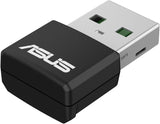 ASUS AX1800 Dual Band WiFi 6 USB Adapter, WiFi 6, 802.11ax, WPA3 Netwo