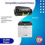Lexmark Toner RTN PROG MS817 HI-YLD