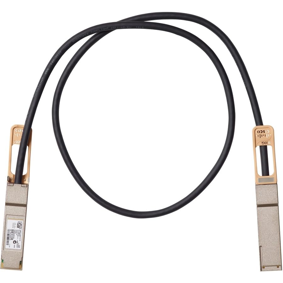 Cisco 100GBASE-CR4 Passive Copper Cable - Câble à Attache directe - QS