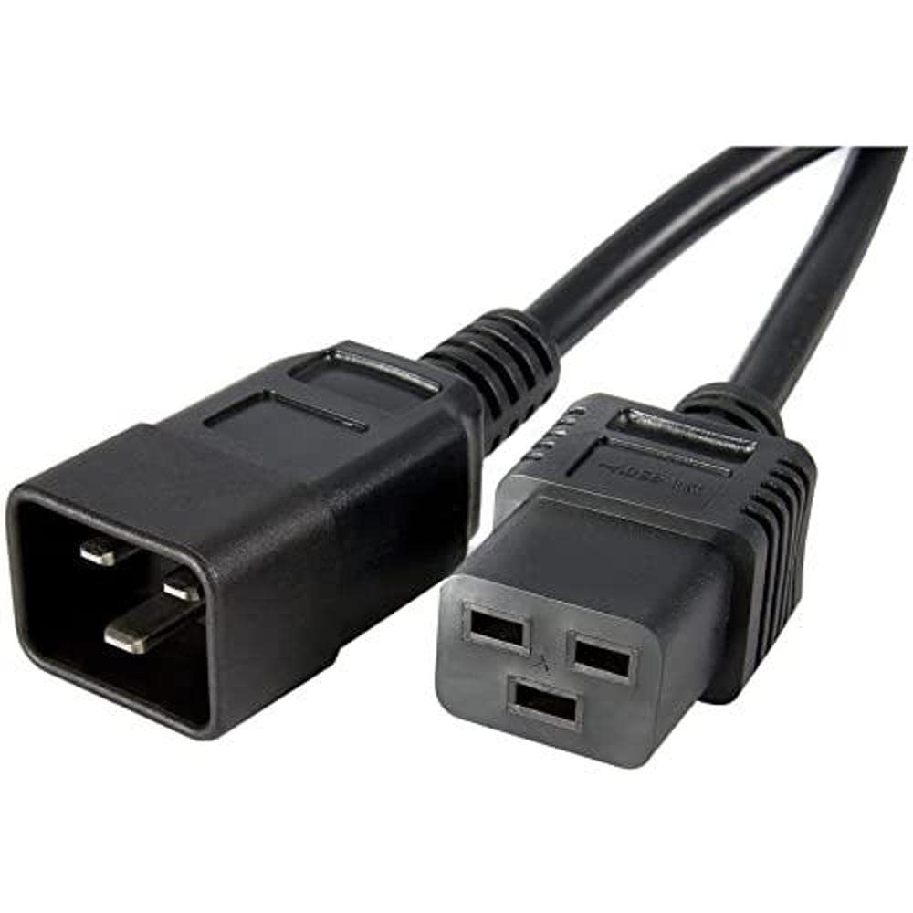 StarTech.com 3ft (1m) Power Extension Cord, IEC C19 To C20, 13A 250V,