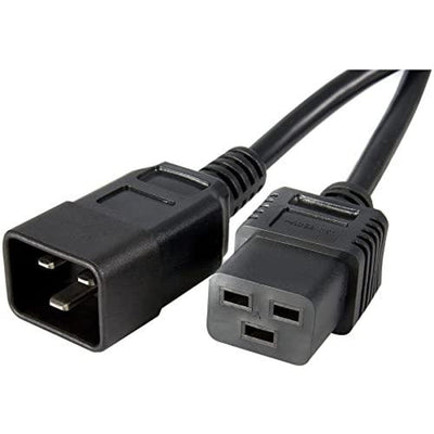 StarTech.com 3ft (1m) Power Extension Cord, IEC C19 To C20, 13A 250V,