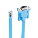 DTECH 6 Feet DB9 to RJ45 Console Cable 9 Pin Female Serial RS232 Port