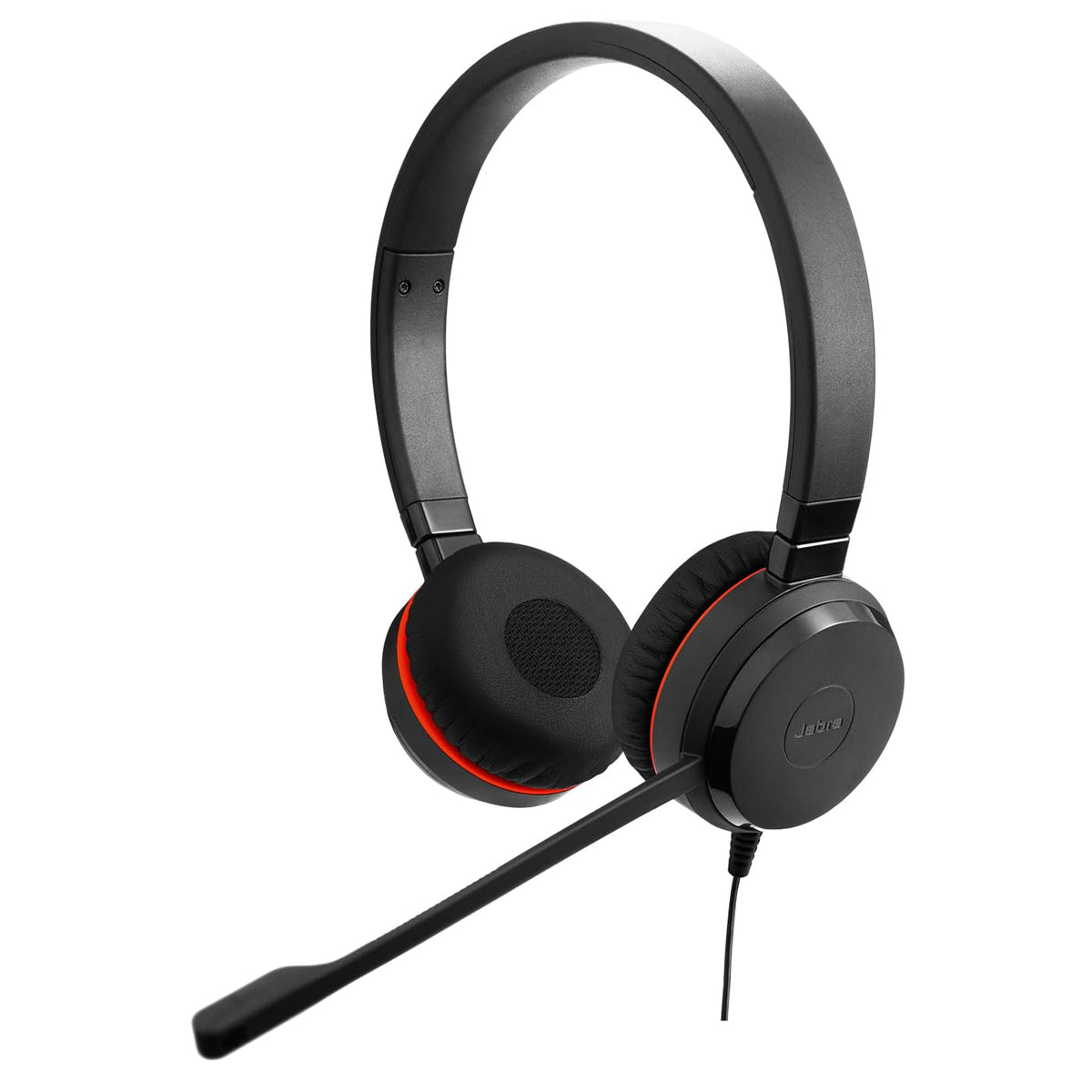 Jabra Evolve 30 II Wired Dual-Ear Headset with Mic for Work - 3.5mm Ja