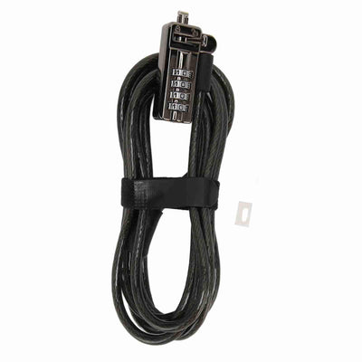 Laptop Cable Lock Anti Theft Keyless Security Cable with 4 Digit Passw