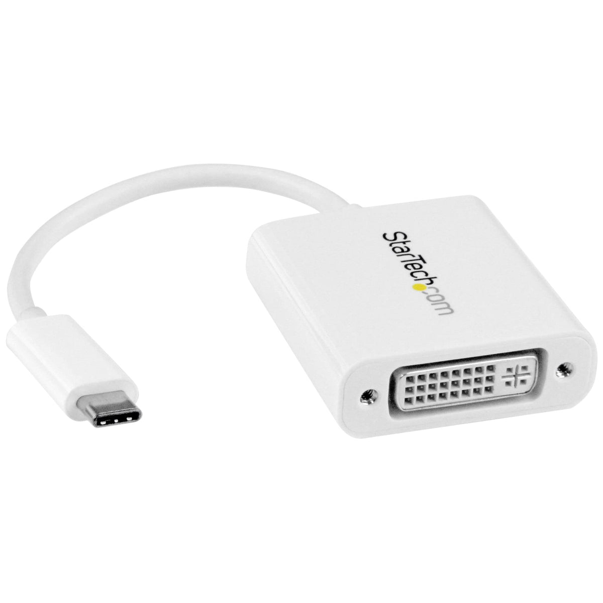 Adaptateur USB-C vers DVI StarTech.com - Blanc - 1920x1200 - USB Type-C Vid