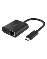 Belkin Connect USB-C to Ethernet + Charge Adapter 100W w/Gigabit Ether