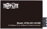 Tripp Lite N784-H01-SCSM Convertisseur Ethernet vers Fibre SC Duplex