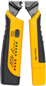 Tripp Lite T100-001-TST RJ45 Wire Crimper with Built-in Cable Tester