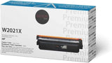 Remplacement pour HP W2021X (414X) à haut rendement noir