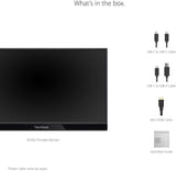 ViewSonic VG1655 Moniteur portable 15,6 pouces 1080p avec alimentation bidirectionnelle 6
