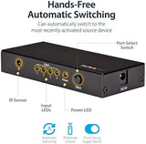StarTech.com HDMI 2.0 Switch - 4 Port - 4K 60Hz - HDMI Automatic Video