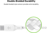 Belkin USB-C to USB-C Cable, BoostCharge Braided Power Cable (2M, 6.6f