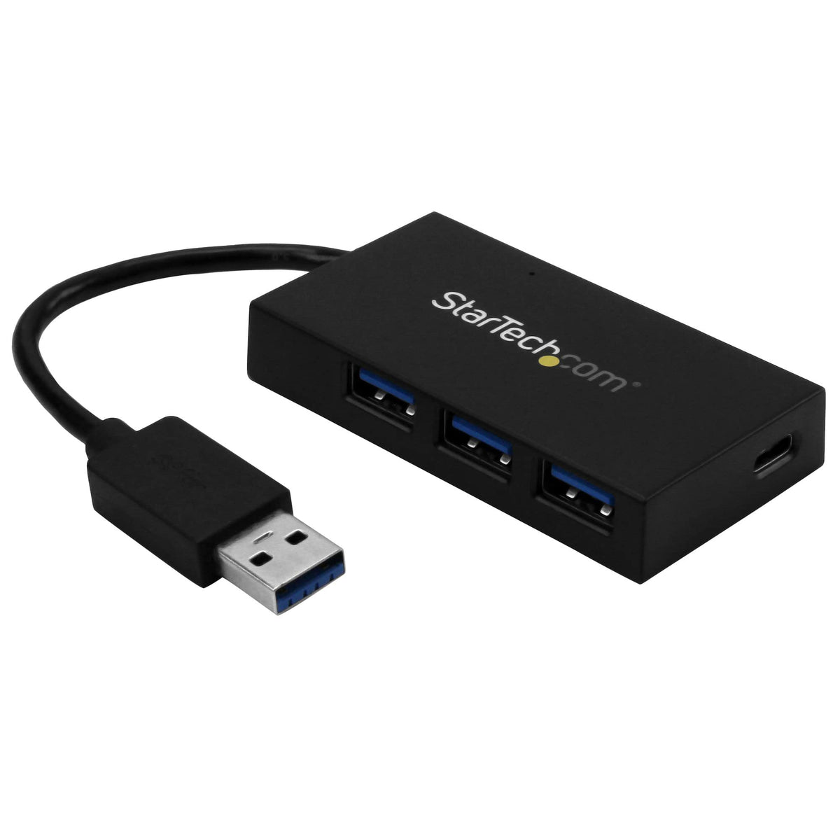 StarTech.com 4 Port USB 3.0 Hub - USB Type-A Hub with 1x USB-C & 3x US