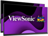 ViewSonic 22IN Frameless 1080P IPS Dual Pack HEAD-ONLY Monitors, HDMI + Displayport, ECO Packaging