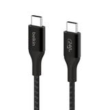 Câble de puissance Belkin BoostCharge USB-C vers USB-C (1 M, 3,3 pi), Recharge rapide