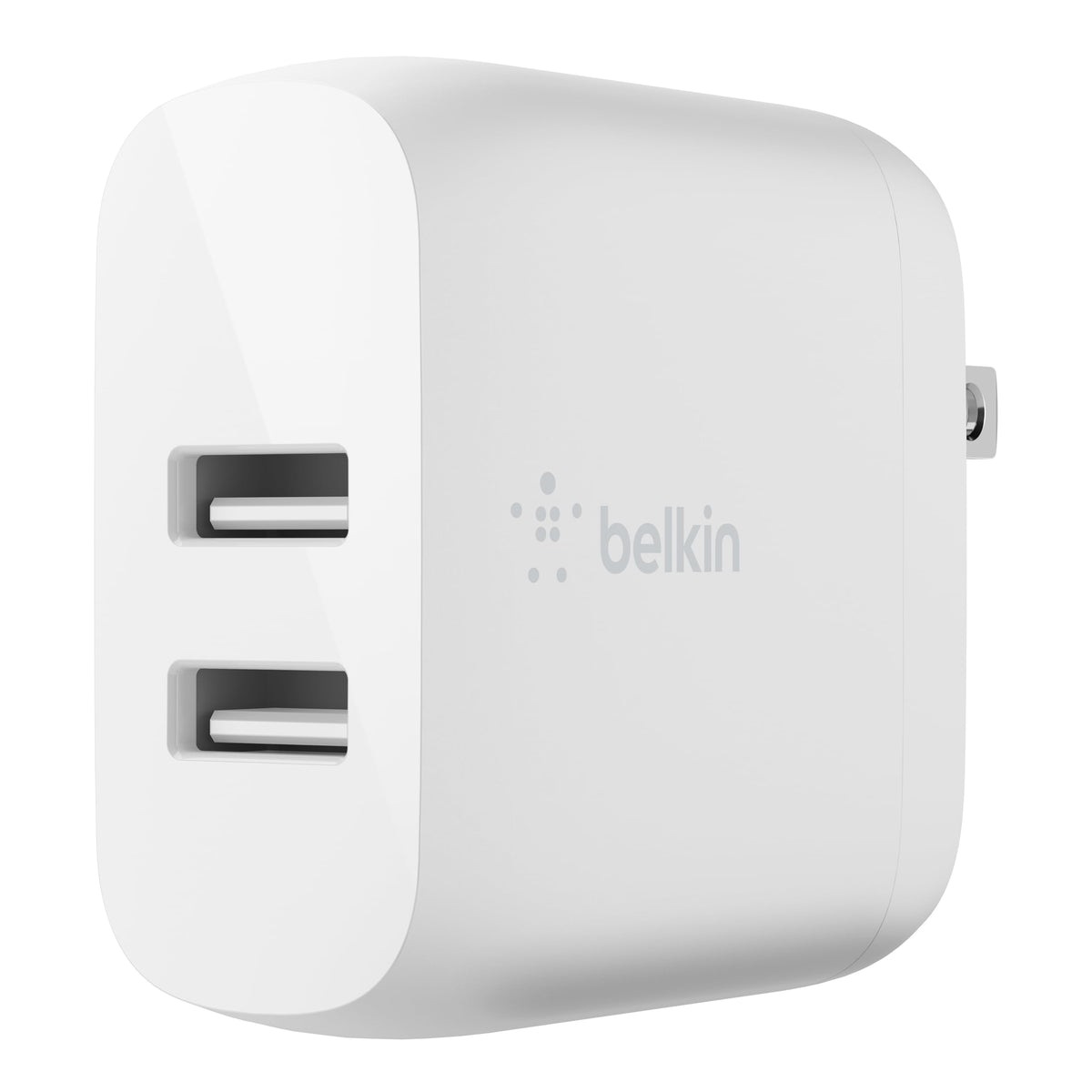 Belkin Dual USB Charger 24W (Dual USB Wall Charger for iPhone 13, 12,