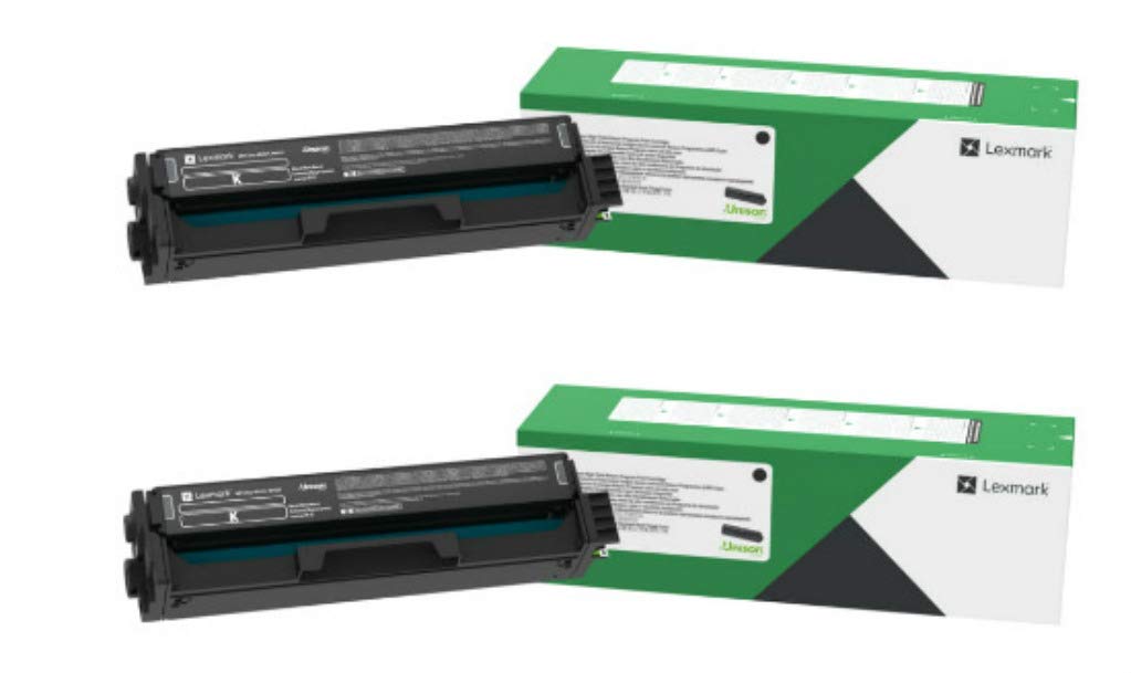 Lexmark 20N1HK0 Black High Yield Return Program Toner Cartridge 2-Pack