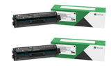 Lexmark 20N1HK0 Black High Yield Return Program Toner Cartridge 2-Pack