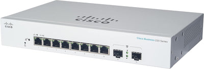 Cisco Systems Business CBS220-8FP-E-2G Smart Switch | 8 Port GE | Full