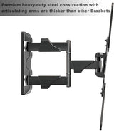 Display TV Monitor Wall Mount Flat/Curved Screens Tilt 37-80IN