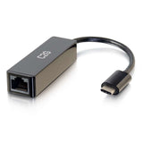 C2G 29826 USB-C to Ethernet Network Adapter, Black