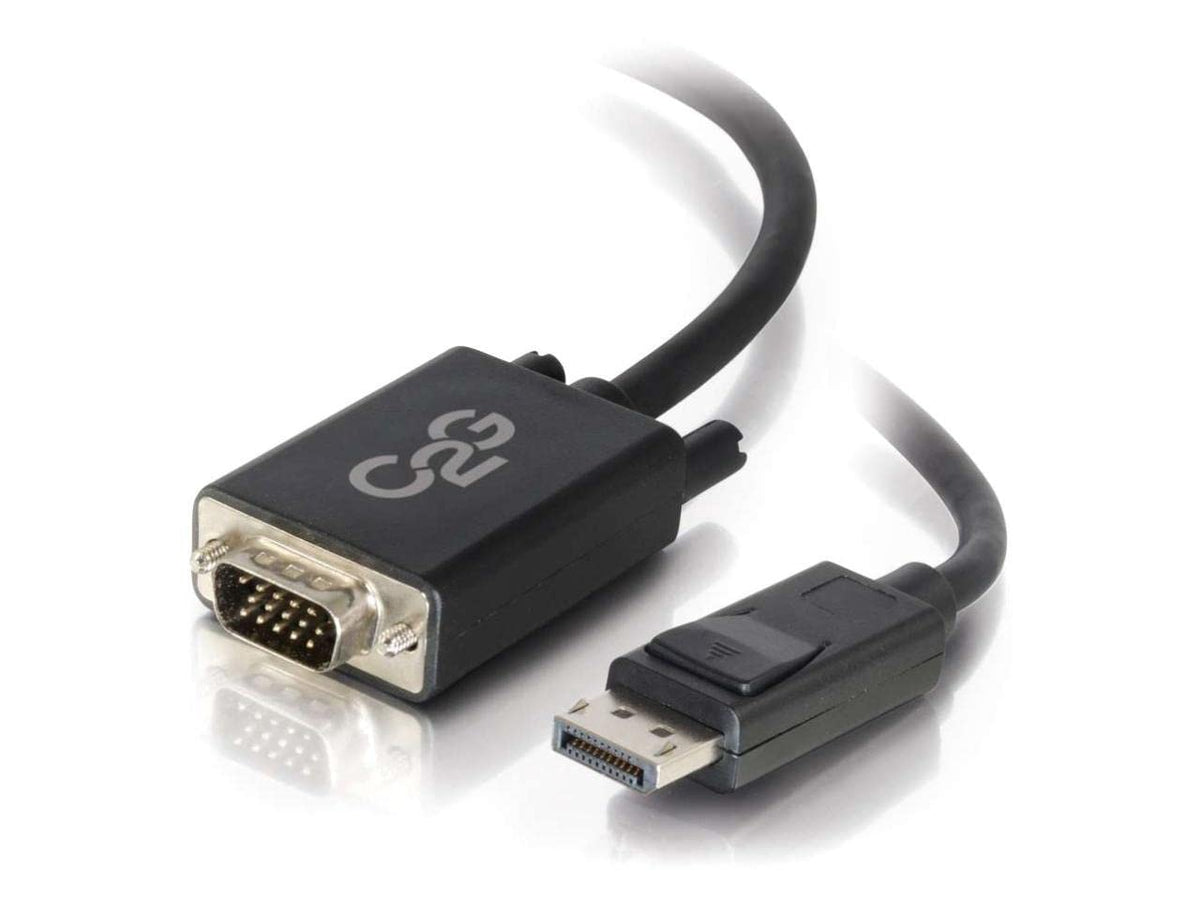 C2G / Cables to Go 54332 DisplayPort Male to VGA Male Adapter Cable, B