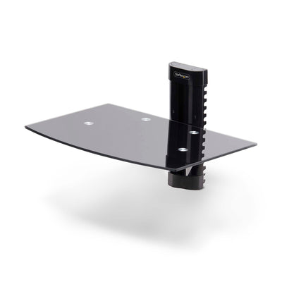 StarTech.com Floating Wall-Mounted AV Shelf, Adjustable Height Shelf f
