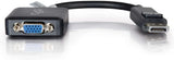 C2G 54323 Adaptateur convertisseur actif DisplayPort mâle vers VGA femelle, conforme TAA