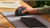 Logitech Lift Vertical Ergonomic Mouse, Wireless, Bluetooth or Logi Bo