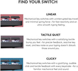 Logitech MX Mechanical Mini Wireless Illuminated Keyboard, Linear Swit