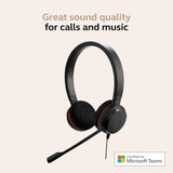 Micro-casque filaire Jabra Evolve 20 (édition 2025) - Micro-casque filaire double écouteur