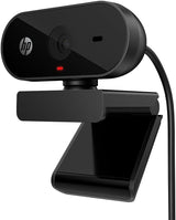 HP 320 FHD Webcam - USB-A Computer Camera with Mic & Privacy Cover - f