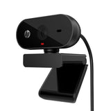 HP 320 FHD Webcam - USB-A Computer Camera with Mic & Privacy Cover - f