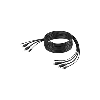 Belkin Dual-Head DP to DP KVM Combo Cable, 6'