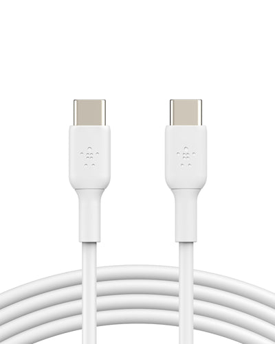 Belkin USB-C to USB-C Cable (2M/6.6ft), USB-C Fast Charging Cable for